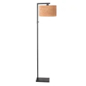Steinhauer floor lamp STANG 1 flame E27 IP20, black dimmable