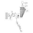 anne light & home Wandleuchte 1-fl. 