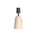 anne light & home Tischleuchte TRAVINO, 1-flammig, H: 24,5cm, E27, IP20, ohne Schirm, stein