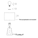 anne light & home Tischleuchte 1-fl. 