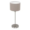 table lamp NOOR 1 flame E27 IP20, steel dimmable