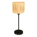 Mexlite table lamp NOOR 1 flame E27 IP20, black dimmable