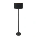 floor lamp NOOR 1 flame E27 IP20, black dimmable
