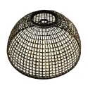 Mexlite arc luminaire SOLVA 1 flame E27 IP20, black dimmable
