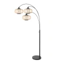 anne light & home floor lamp SPARKLED LIGHT 3 flames E27 IP20, black dimmable