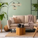 anne light & home Stehleuchte 3-fl. 
