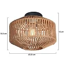 anne light & home Deckenleuchte 1-fl. 