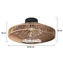 anne light & home Deckenleuchte 1-fl. 