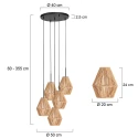 anne light & home Pendelleuchte 5-fl. 