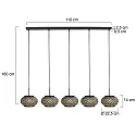 Mexlite Pendelleuchte 5-fl. 