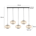 anne light & home Pendelleuchte 5-fl. 