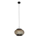 pendant luminaire NOX LIGHT 1 flame E27 IP20, black dimmable