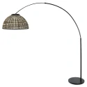 Steinhauer arc luminaire NOX LIGHT 1 flame E27 IP20, black dimmable