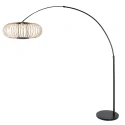 Steinhauer floor lamp SPARKLED LIGHT 1 flame E27 IP20, black dimmable