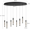 Steinhauer Pendelleuchte 8-fl. 
