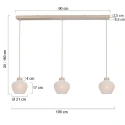 anne light & home Pendelleuchte 3-fl. 