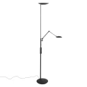 Steinhauer floor lamp DAPHNE 2 2 flames IP20, black dimmable