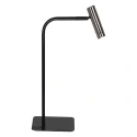 table lamp LUMO 1 flame IP20, black dimmable
