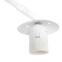 Steinhauer arc luminaire MAZE NATURAL 1 flame E27 IP20, white dimmable
