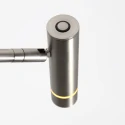 Steinhauer floor lamp VOLARI 1 flame IP20, steel dimmable