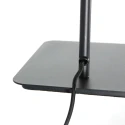 Steinhauer floor lamp VOLARI 1 flame IP20, black dimmable