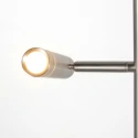 Steinhauer floor lamp VOLARI 2 flames IP20, steel dimmable