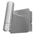 wall luminaire VOLARI 1 flame IP20, steel dimmable