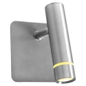 wall luminaire VOLARI 1 flame IP20, steel dimmable