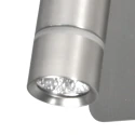 wall luminaire VOLARI 1 flame IP20, steel dimmable