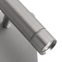 wall luminaire VOLARI 1 flame IP20, steel dimmable