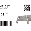 wall luminaire VOLARI 2 flames IP20, steel dimmable
