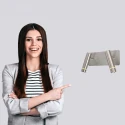 wall luminaire VOLARI 2 flames IP20, steel dimmable