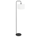 Steinhauer floor lamp STANG 1 flame E27 IP20, black dimmable