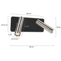 Mexlite Wandleuchte 2-fl. 