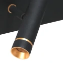 Mexlite wall luminaire LUMO 2 flames IP20, black dimmable