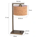 Steinhauer Tischleuchte 1-fl. 