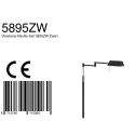 Mexlite Mexlite Floor lamp KARL, 1 flame, black
