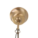 Steinhauer Pendelleuchte PIMPERNEL, 2-flammig, 2x E27, bronze gebürstet / Glas klar