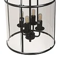 Steinhauer Pendelleuchte PIMPERNEL 4-flammig, 4xE14, IP20, dimmbar, schwarz, rauch