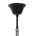 Steinhauer Pendelleuchte PIMPERNEL 4-flammig, 4xE14, IP20, dimmbar, schwarz, rauch