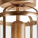 Steinhauer Deckenleuchte PIMPERNEL, Ø 16cm, E27, bronze gebürstet / Glas klar