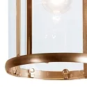 Steinhauer Deckenleuchte PIMPERNEL, Ø 16cm, E27, bronze gebürstet / Glas klar