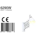 Steinhauer Steinhauer Wall luminaire SPRING, 1 flame, white