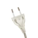 Steinhauer Klemmleuchte SPRING, E27, Euro-Steckerkabel mit Schnurschalter, dreh- und neigbar, Stahl gebürstet / Details chrom