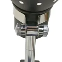 Steinhauer Klemmleuchte SPRING, E27, Euro-Steckerkabel mit Schnurschalter, dreh- und neigbar, schwarz matt / Details chrom
