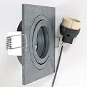 recessed luminaire PÉLITE SPOT swivelling, square GU10 IP20