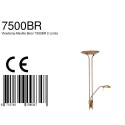 Mexlite Mexlite Floor lamp BIRON, 2 flames, bronze