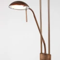 Mexlite Mexlite Floor lamp BIRON, 2 flames, bronze