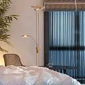Mexlite LED Deckenfluter BIRON, Leseleuchte mit Flexarm, 23+6W 2700K 2000+650lm, Drehdimmer, bronze / Abdeckung matt