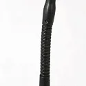 Mexlite floor lamp BIRON with switch, with flex arm IP20, black matt dimmable